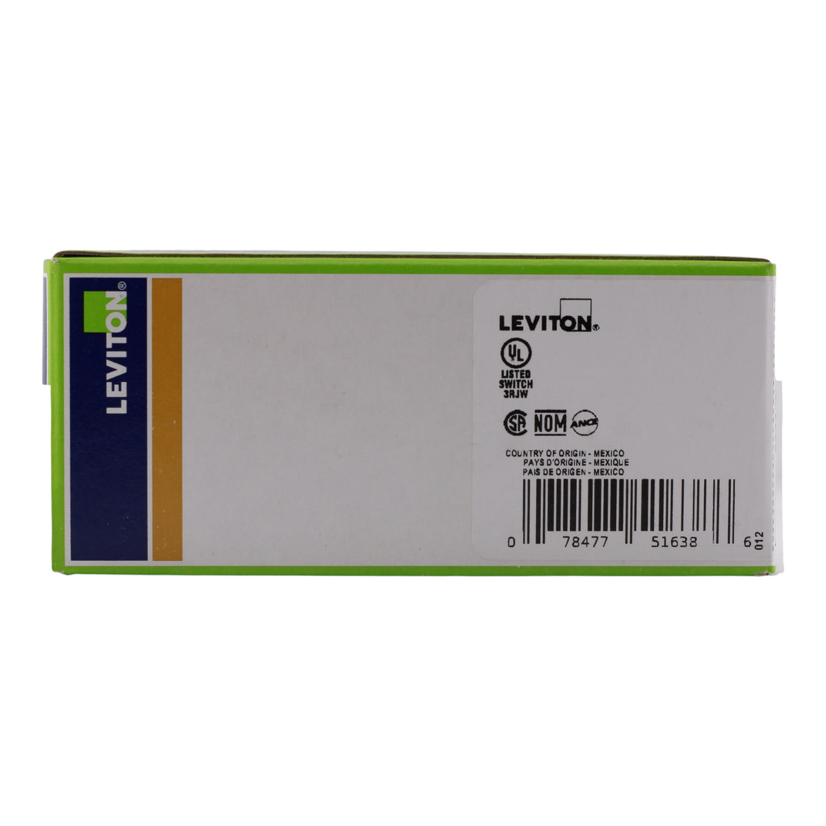 Leviton Decora 5634-W 15A Single-Pole / Single-Pole Combination Switch White - Image 4