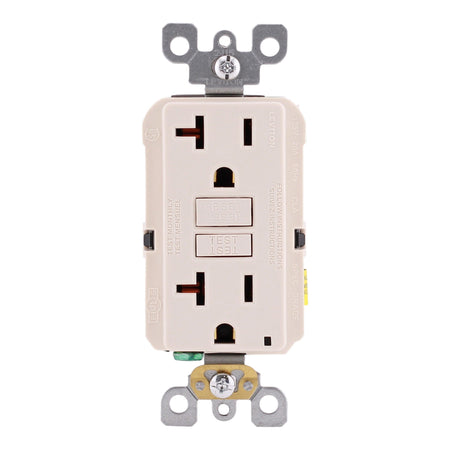 Leviton SmartlockPro, GFNT2-T, 20A, 2P, 125V, Slim GFCI, Non-Tamper Resistant, Outlet - Image 6