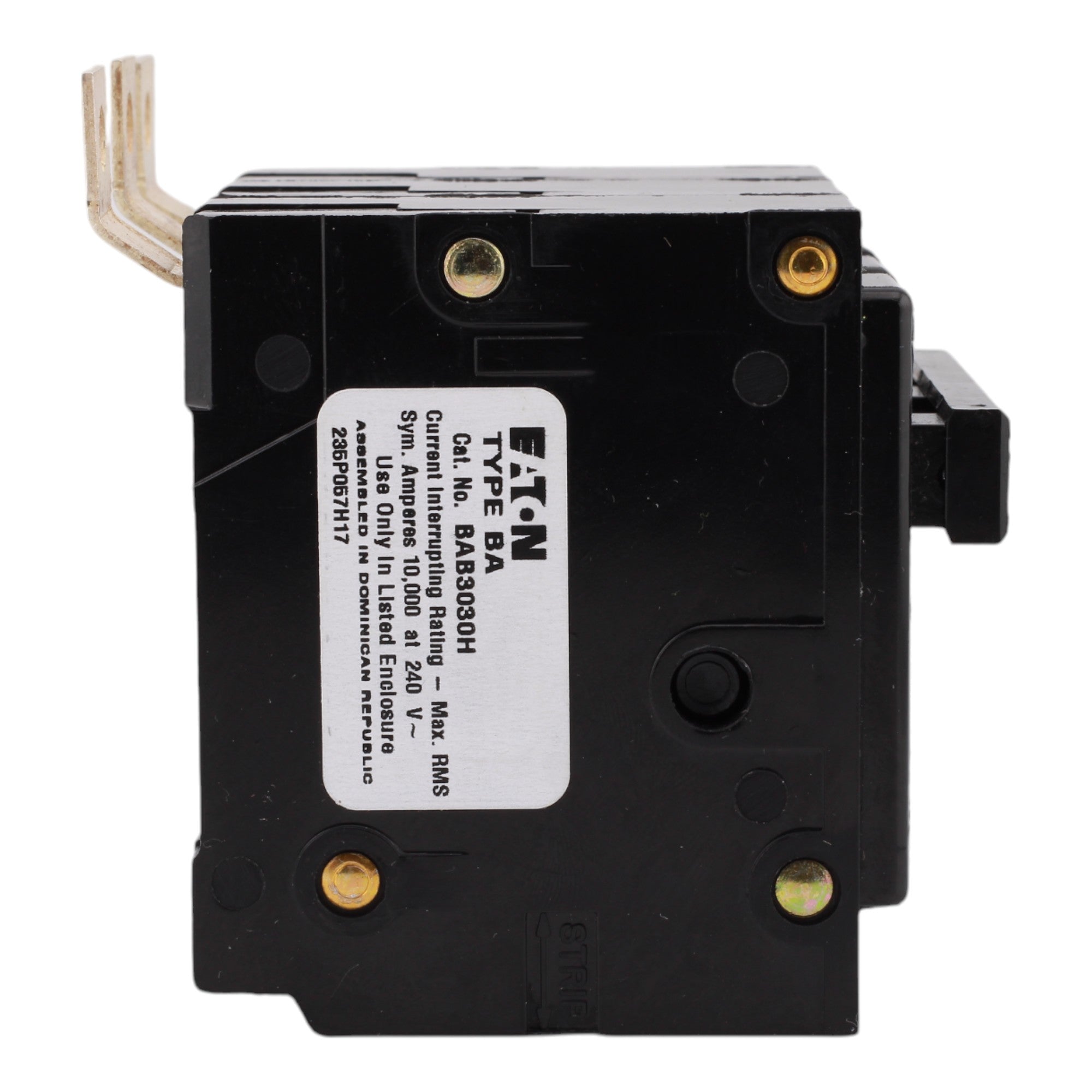 Eaton BAB3030H, 30A, 240V, 3-Pole, 10kAIC, Quicklag Industrial Thermal-Magnetic Circuit Breaker, Bolt-On - Image 5