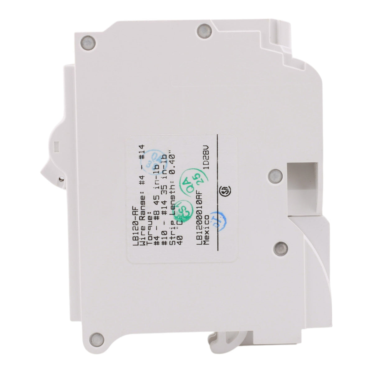 Leviton LB120-AFR 20A 1P 120V AFCI Hydraulic-Magnetic Circuit Breaker - Image 6