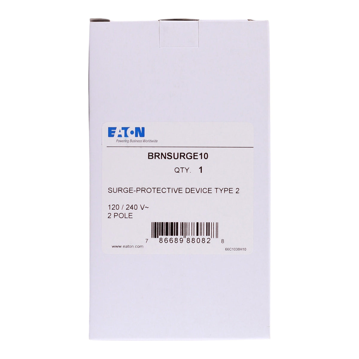 Eaton Type BR BRNSURGE10 2P 120/240V Surge Protective Device Pigtail Neutral - Image 3