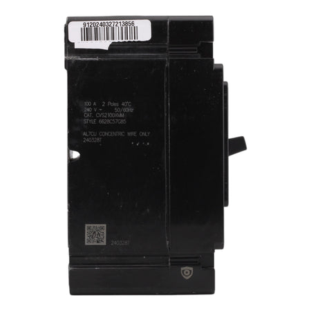Eaton CVS2100XMM Molded Case Circuit Breaker, 100A, 2-Pole, 42 kAIC, Includes Mounting Kit, #6-4/0 AWG Wire Size - Image 6