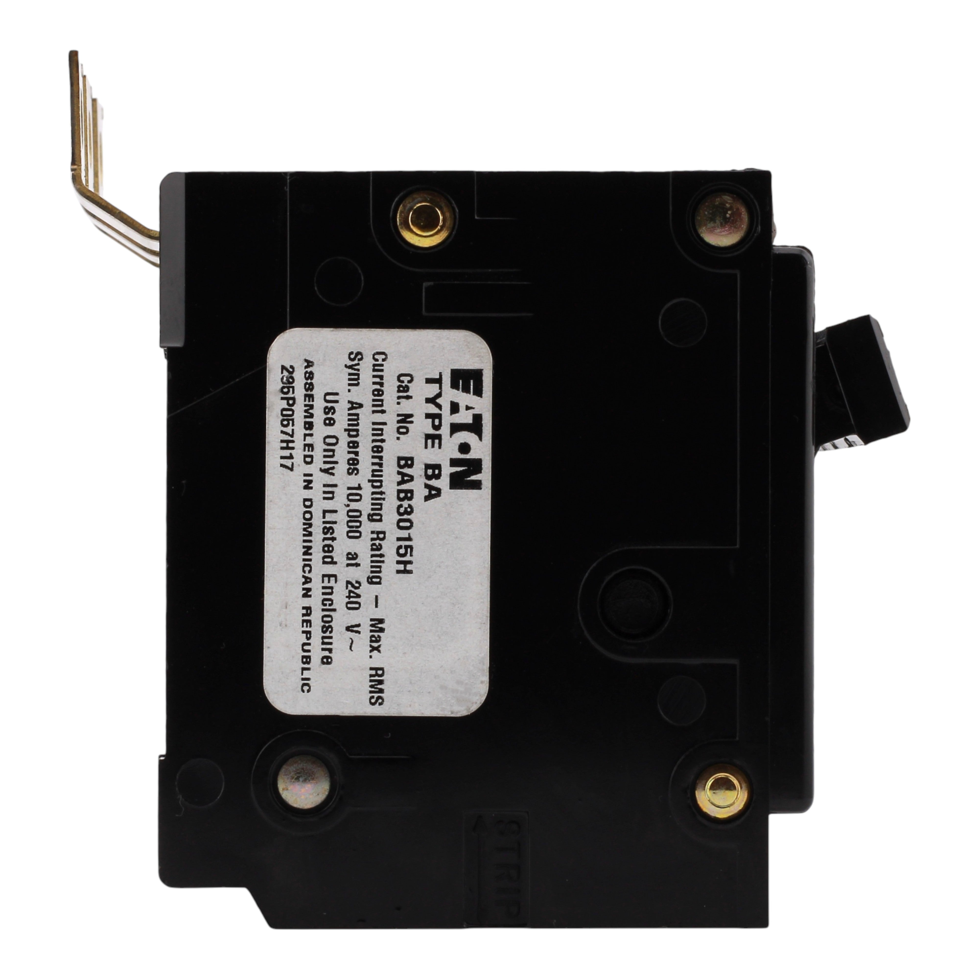 Eaton Quicklag BAB3015H 15A 3P 240V Thermal-Magnetic Bolt-On Circuit Breaker - Image 4