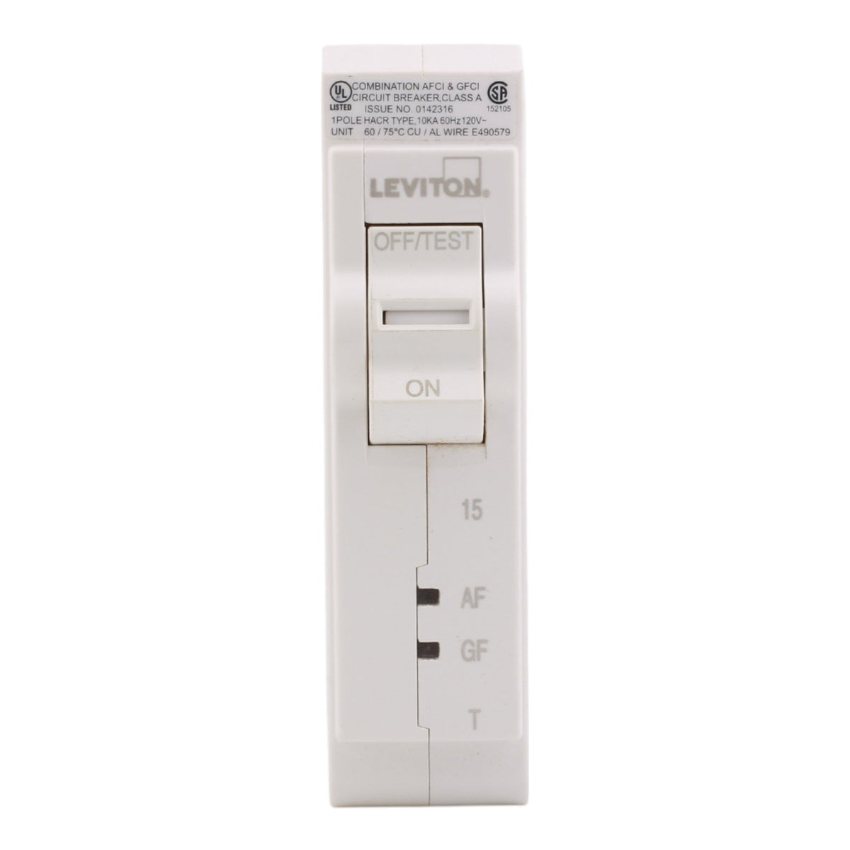 Leviton LB115-DFT 15A 1P 120V AFCI/GFCI Circuit Breaker - Image 3