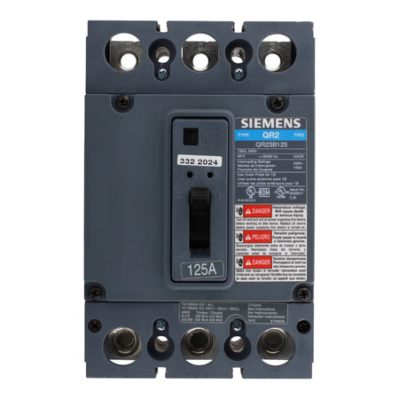 Siemens QR23B125 125A 3P 240V Thermal-Magnetic Circuit Breaker - Image 4