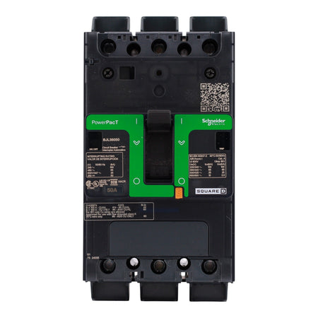 Square D PowerPacT B, BJL36050, 50A, 3P, 600Y/347V, Lugs, Circuit Breaker - Image 4