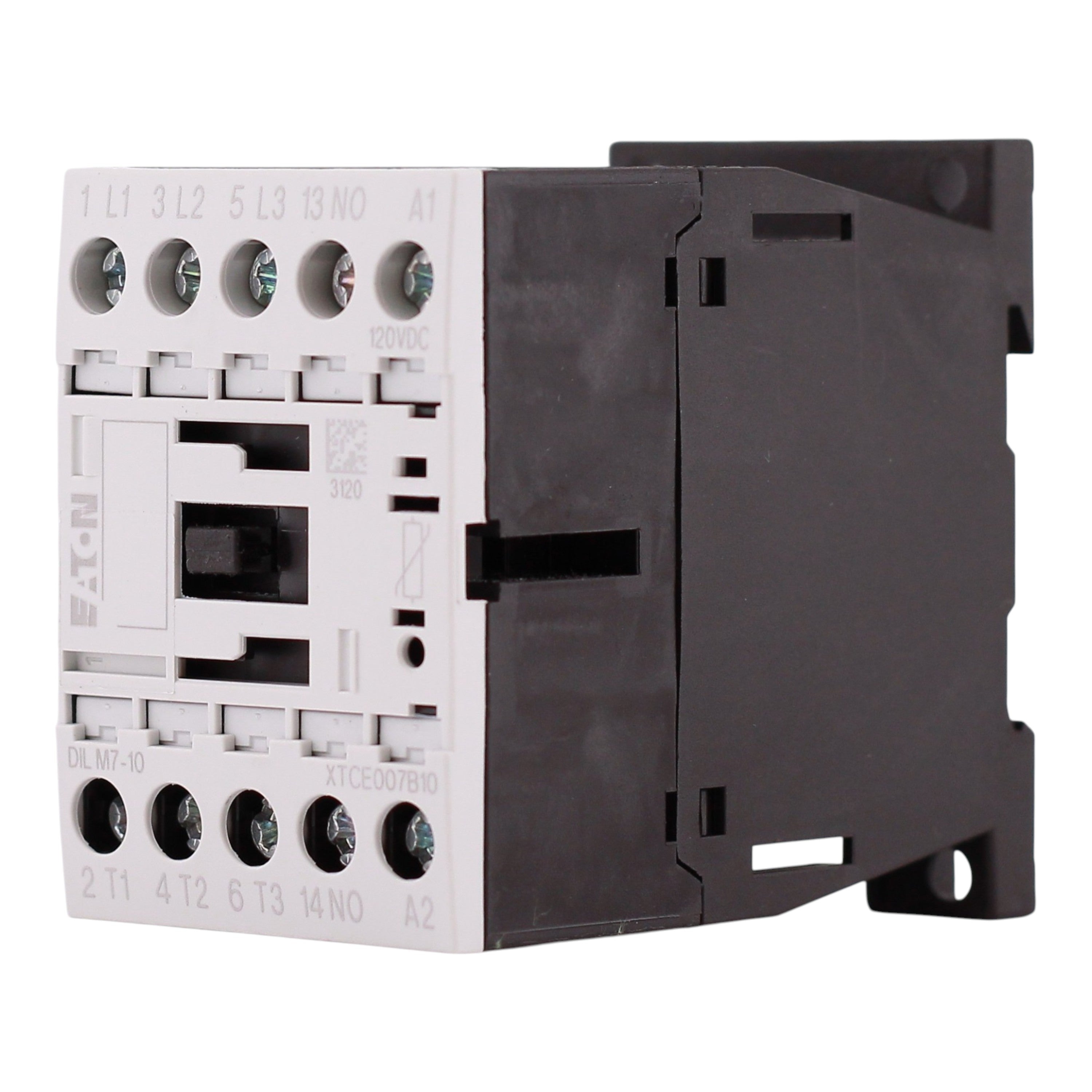 Eaton XT IEC, XTCE007B10AD, 7A, 3-Pole, 690VAC, 120VDC Coil, Full Voltage Non-Reversing Contactor - Image 3