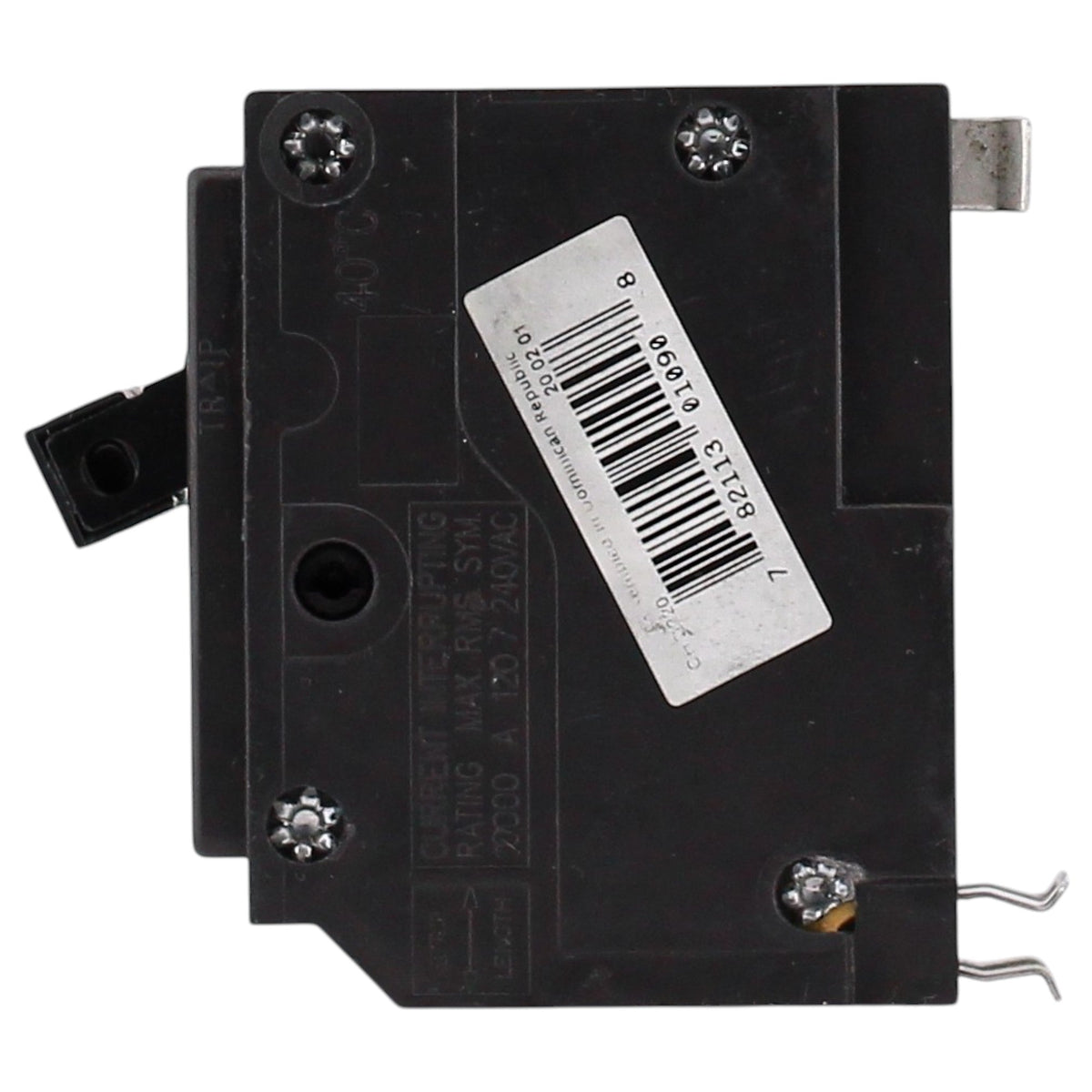 Eaton CHQ, CHQ220, 20A, 2P, 120/240V, Thermal Magnetic, Plug-In, Classified Replacement, Circuit Breaker - Image 3