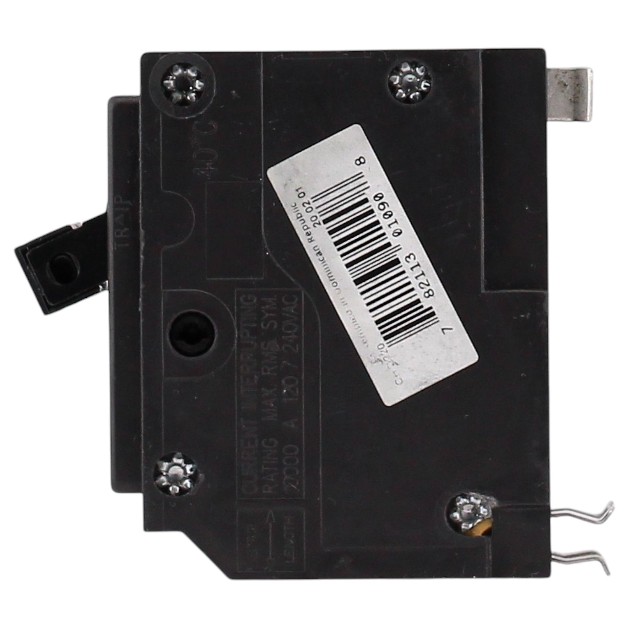 Eaton CHQ, CHQ220, 20A, 2P, 120/240V, Thermal Magnetic, Plug-In, Classified Replacement, Circuit Breaker - Image 3