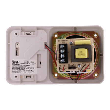 System Sensor, SpectrAlert, SP2W1224MC, Wall Speaker/Strobe, Selectable Output, 12/24V, White - Image 6