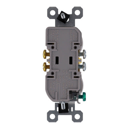 Pass & Seymour Trademaster PACK-10  3232TRW 15A 125V Tamper-Resistant Duplex Receptacle White - Image 6