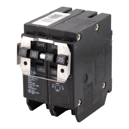 Eaton BR BQC220230 20/30A 4P 120/240V Quadplex CTL Plug-On Circuit Breaker - Image 2