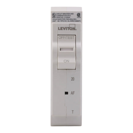 Leviton LB120-AFT 20A 1P 120V AFCI Plug-On Neutral Circuit Breaker - Image 4