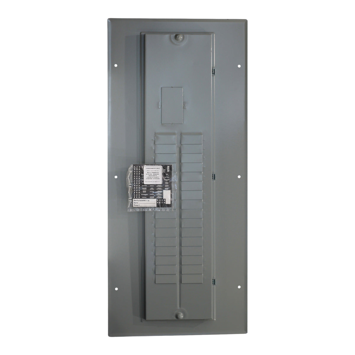 GE PowerMark PRO PLM3220C 200A 32-Space Plug-On Neutral Main Lug Convertible Load Center - Image 6