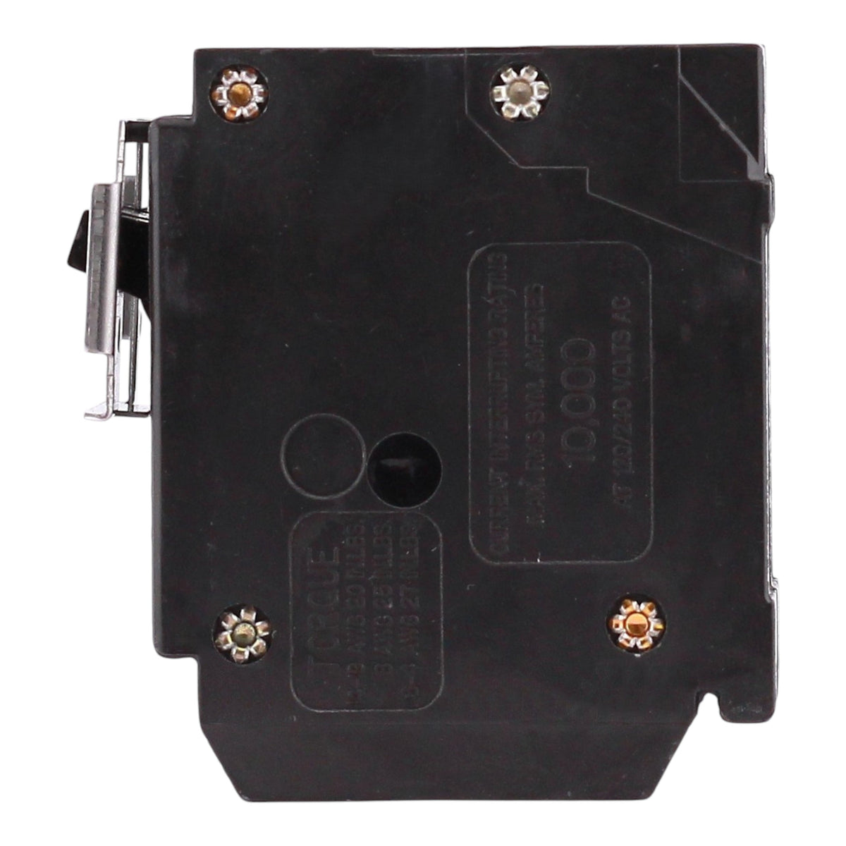 Eaton BQC220220, (2) 20A, 120/240V, 4-Pole, 10kA, Thermal Magnetic Circuit Breaker, Plug-On, for Type BR Load Centers - Image 6