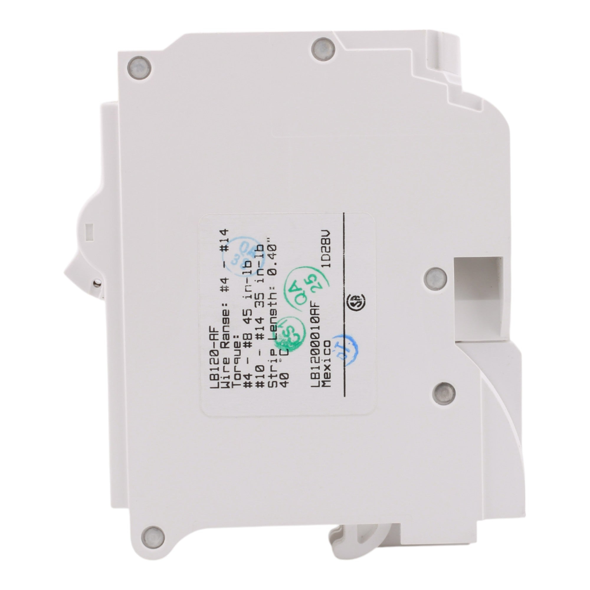 Leviton LB120-AF 20A 1P 120V AFCI Hydraulic-Magnetic Circuit Breaker - Image 6