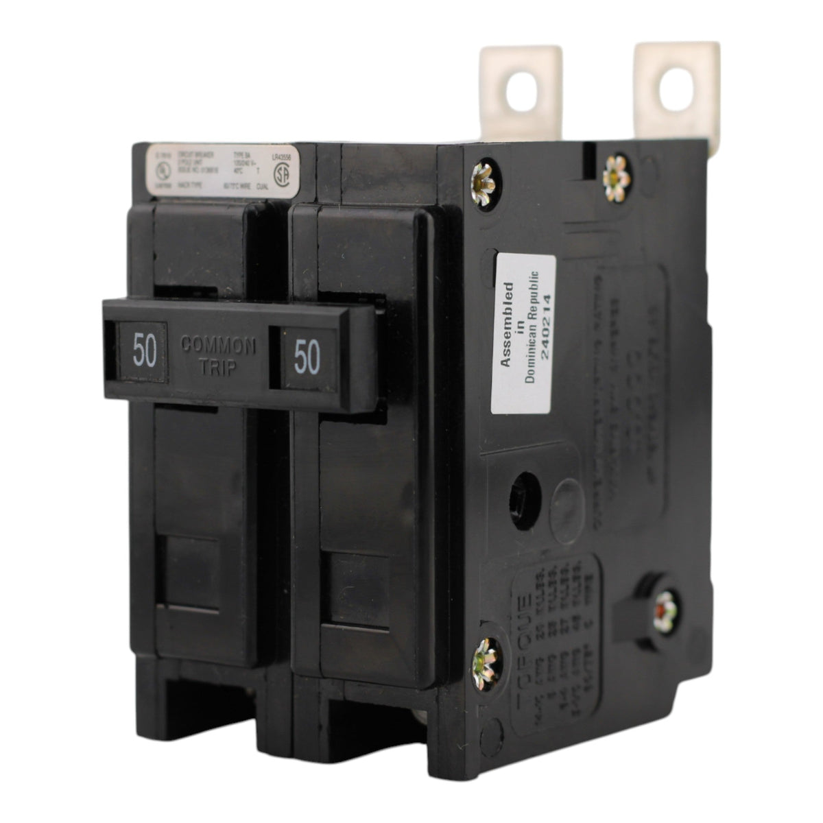 Eaton BAB2050 50A 2P 120/240V Thermal-Magnetic Circuit Breaker - Image 6