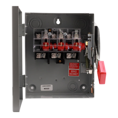 ABB Spec-Setter THN3361 30A 3P 600V Non-Fusible Heavy Duty Safety Switch - Image 4
