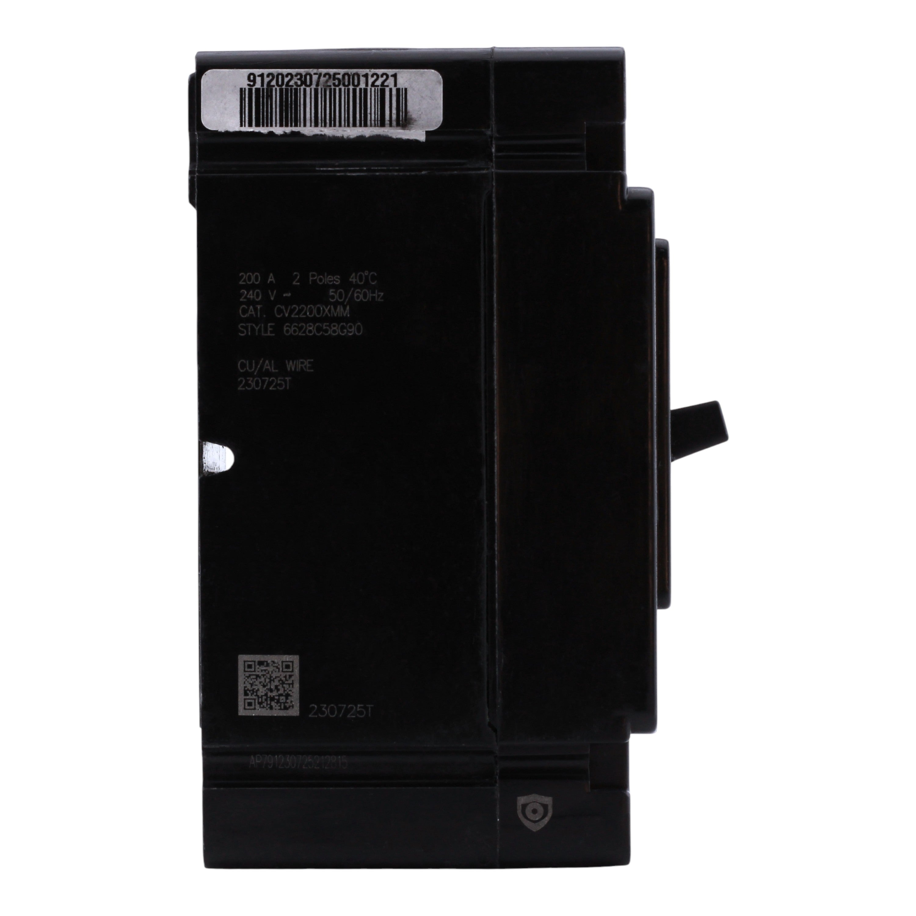 Eaton Type CV CV2200XMM 200A 2P 120/240V 65kAIC Tenant Main Circuit Breaker - Image 6