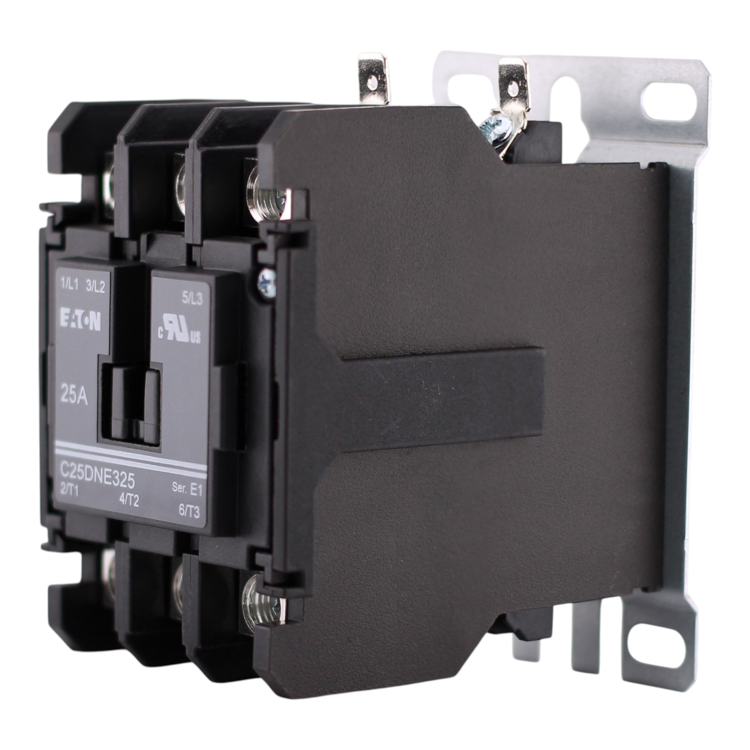 Eaton, C25DNE325A, 25A, 3-Pole, 110-120V, Definite Purpose Contactor, Box Lugs, Non-Reversing - Image 2