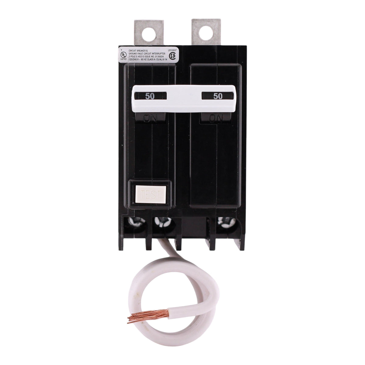 Eaton QBGF, QBGFT2050, 50A, 2P, 120/240V, GFCI, Pigtail Neutral, Circuit Breaker - Image 6