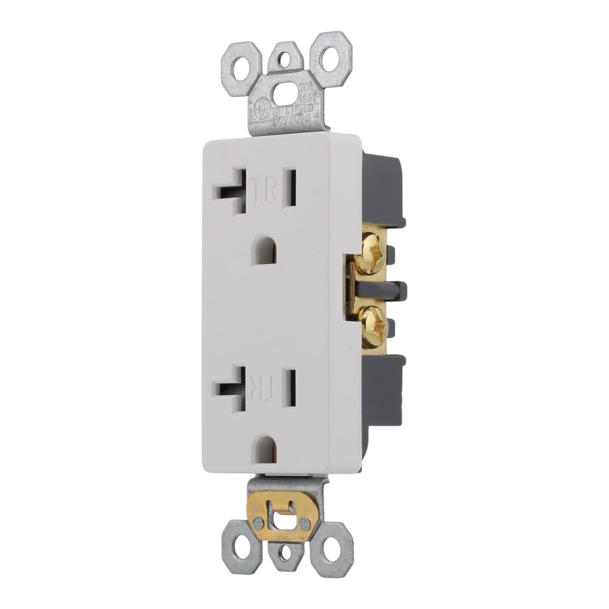 RES POWER 20A 125V Tamper-Resistant Decorator Duplex Receptacle cULus Listed White - Image 6