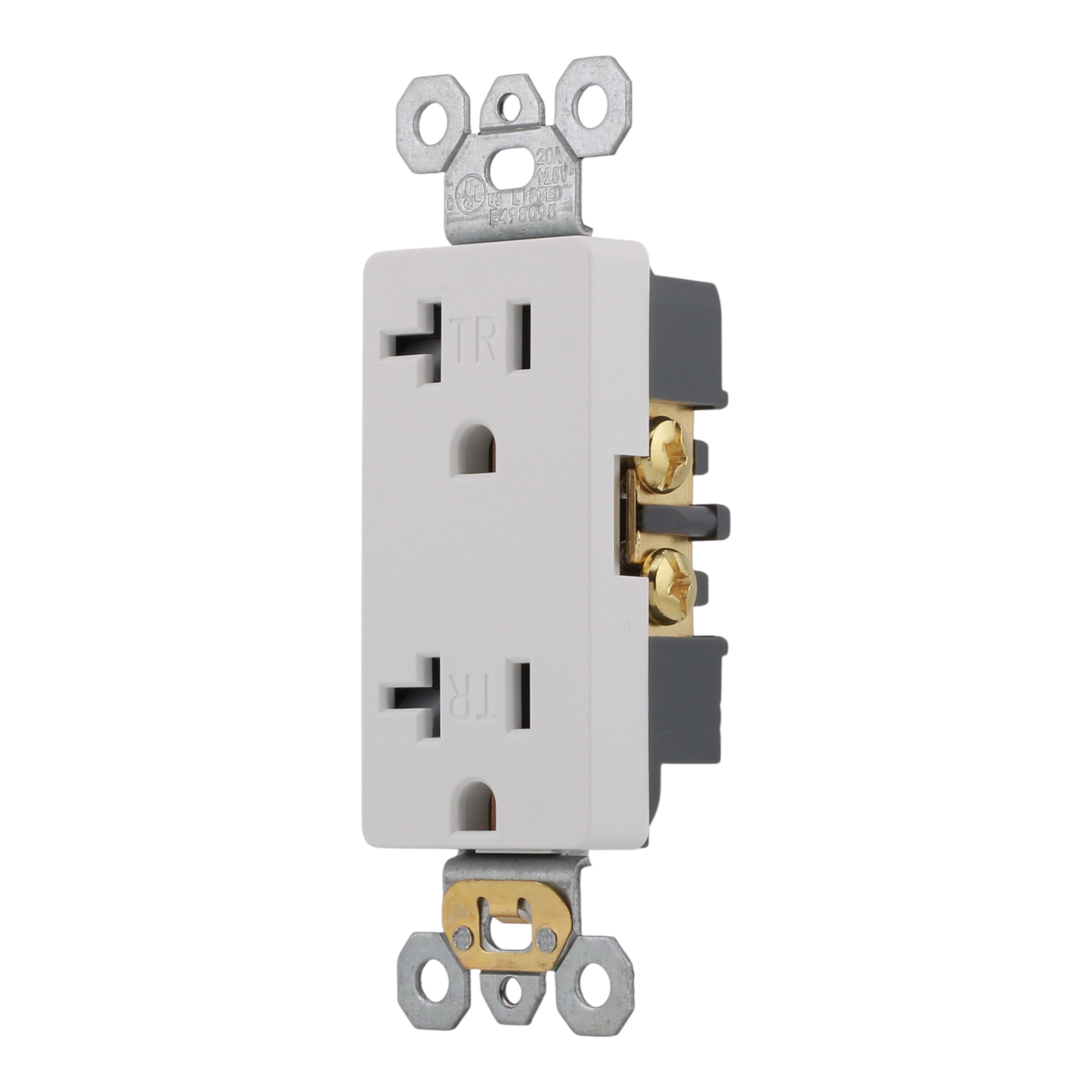 RES POWER 20A 125V Tamper-Resistant Decorator Duplex Receptacle cULus Listed White - Image 6