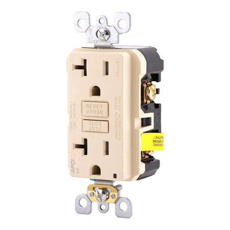 Leviton SmartlockPro, AFTR2-I, 20A, 125V, NEMA 5-20R, Tamper-Resistant, AFCI Outlet, Ivory - Image 5