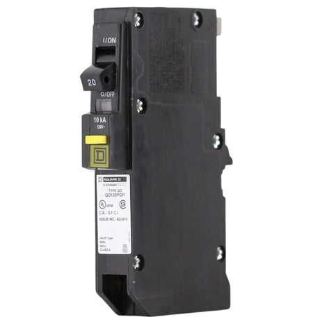 Square D QO, QO120PGFI, 20A, 1P, 120V, GFCI, Plug-On Neutral, Circuit Breaker - Image 4