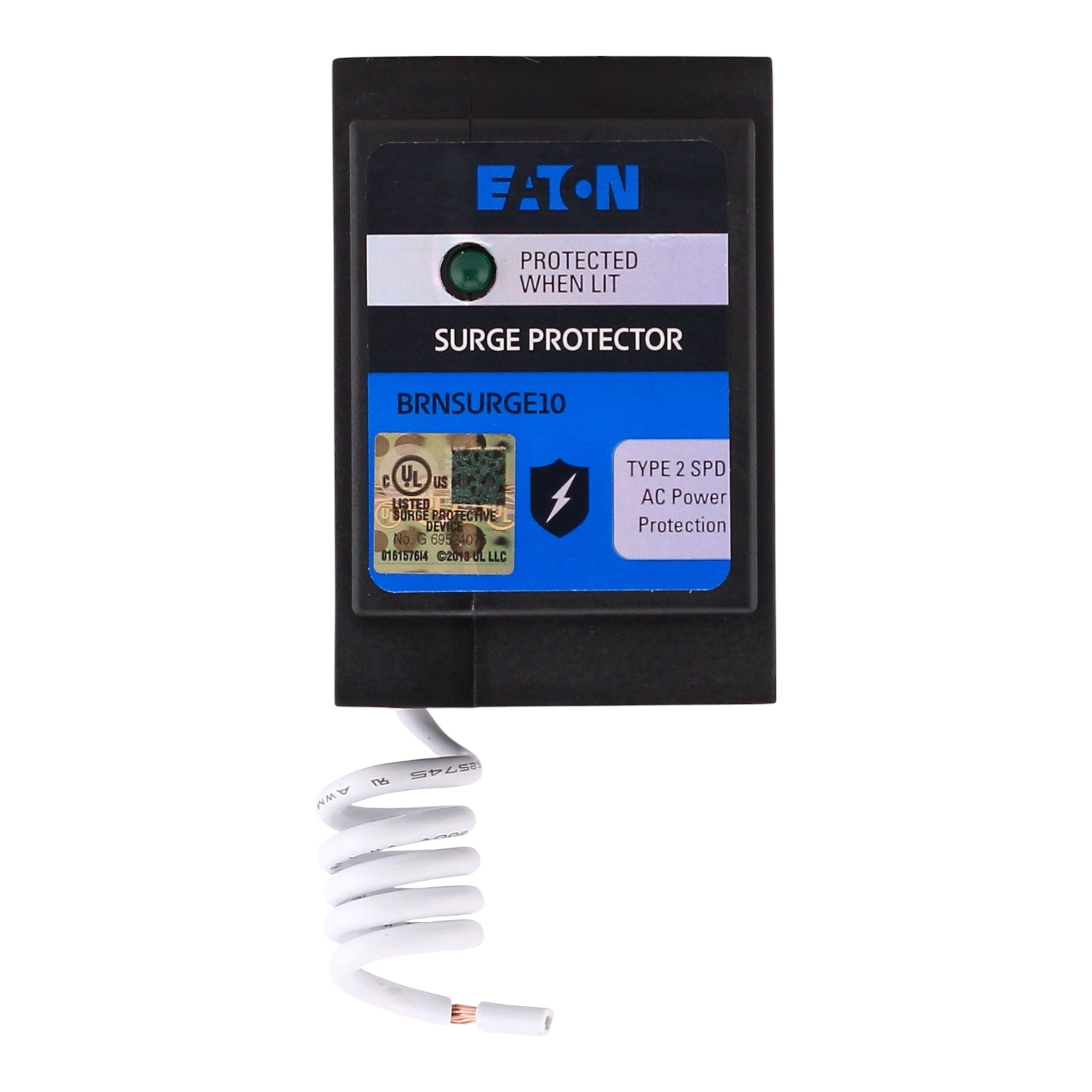 Eaton Type BR BRNSURGE10 2P 120/240V Surge Protective Device Pigtail Neutral - Image 4