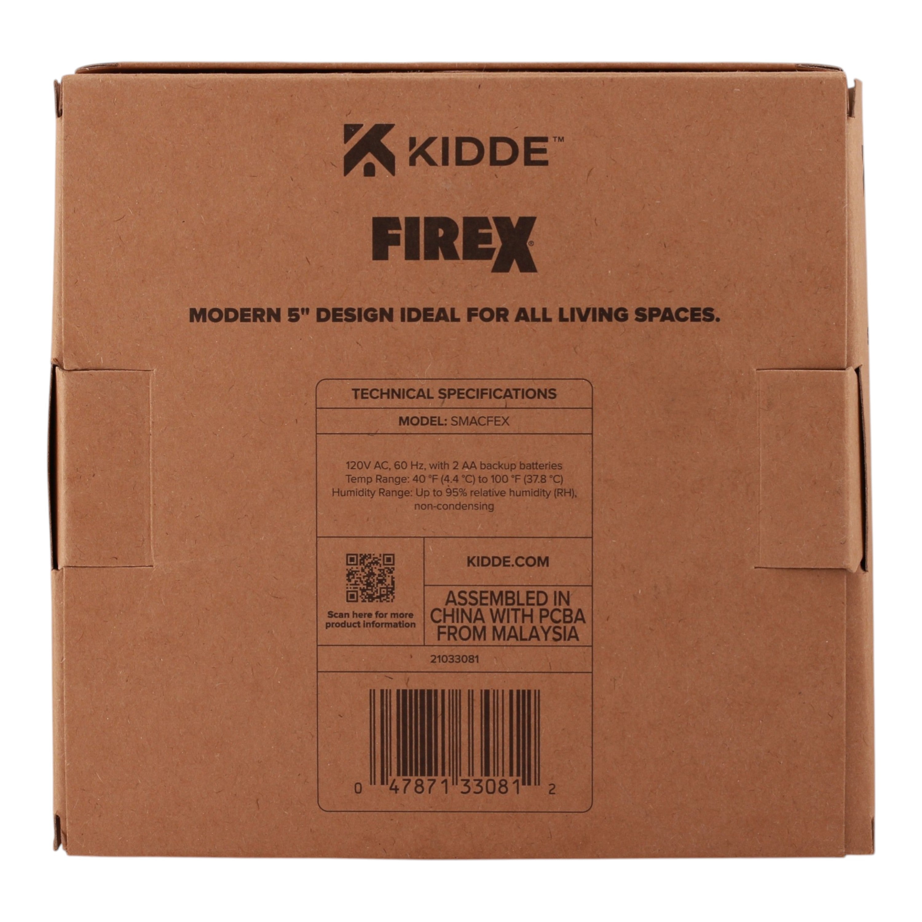 Kidde FireX, SMACFEX, 120V, Hardwired, Photoelectric, AA Backup, Smoke Alarm - Image 4