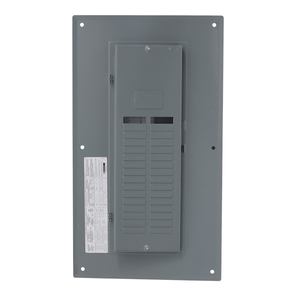 Square D QO, QOC32UF, 32-Space, Flush Cover, Gray, Load Center Cover - Image 7