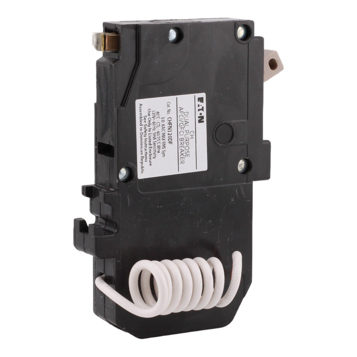Eaton CH CHFN120DF 20A 1P 120V AFCI/GFCI Pigtail Neutral Circuit Breaker - Image 5