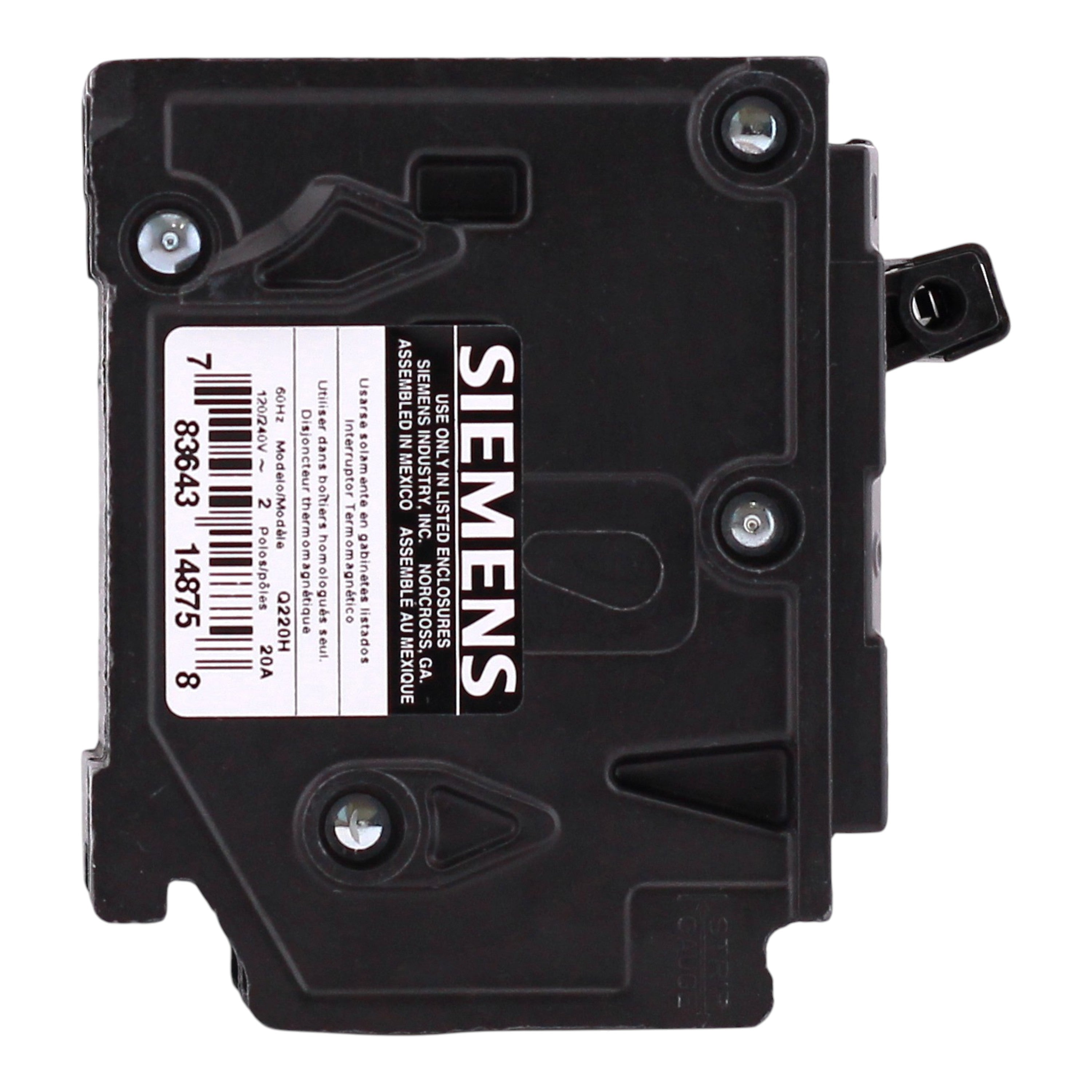Siemens QP, Q220H, 20A, 2P, 120/240V, 22kAIC, Thermal Magnetic, Circuit Breaker - Image 6