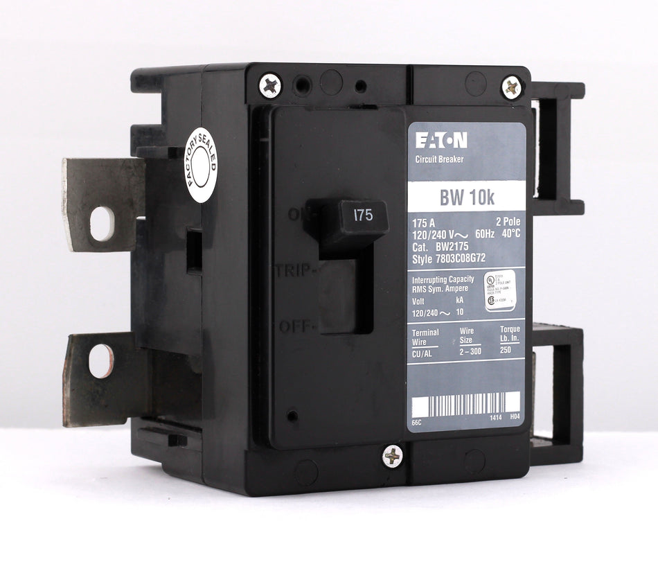 Eaton BR BW2175 175A 2P 120/240V Main Circuit Breaker