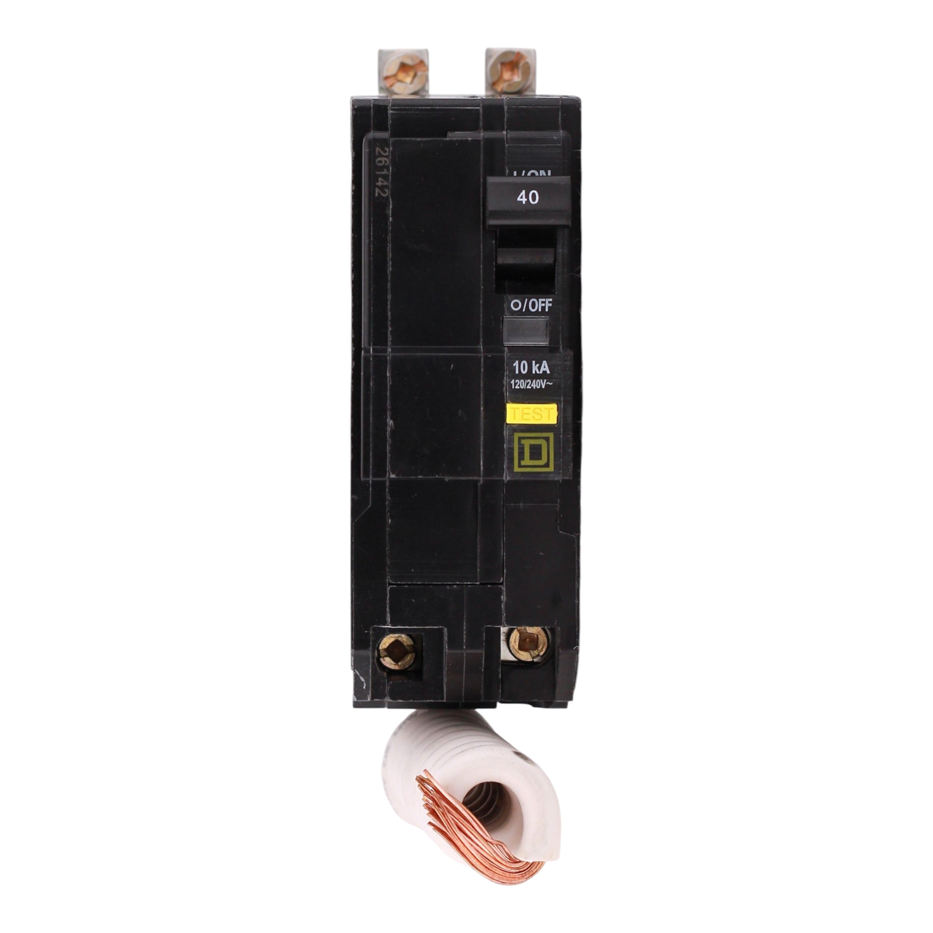 Square D QO QOB240GFI 40A 2P 120/240V GFCI Pigtail Neutral Circuit Breaker - Image 6