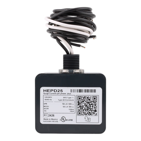 Square D HEPD25, 25kA Surge Protective Device, 120/240V, 1-Phase, 3-Wire, Type 1 SPD, for QO and Homeline Load Centers - Image 6