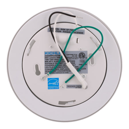 Kichler Downlight Gen I 43846WHLED30 7.5in 3000K LED Flush Mount White - Image 2