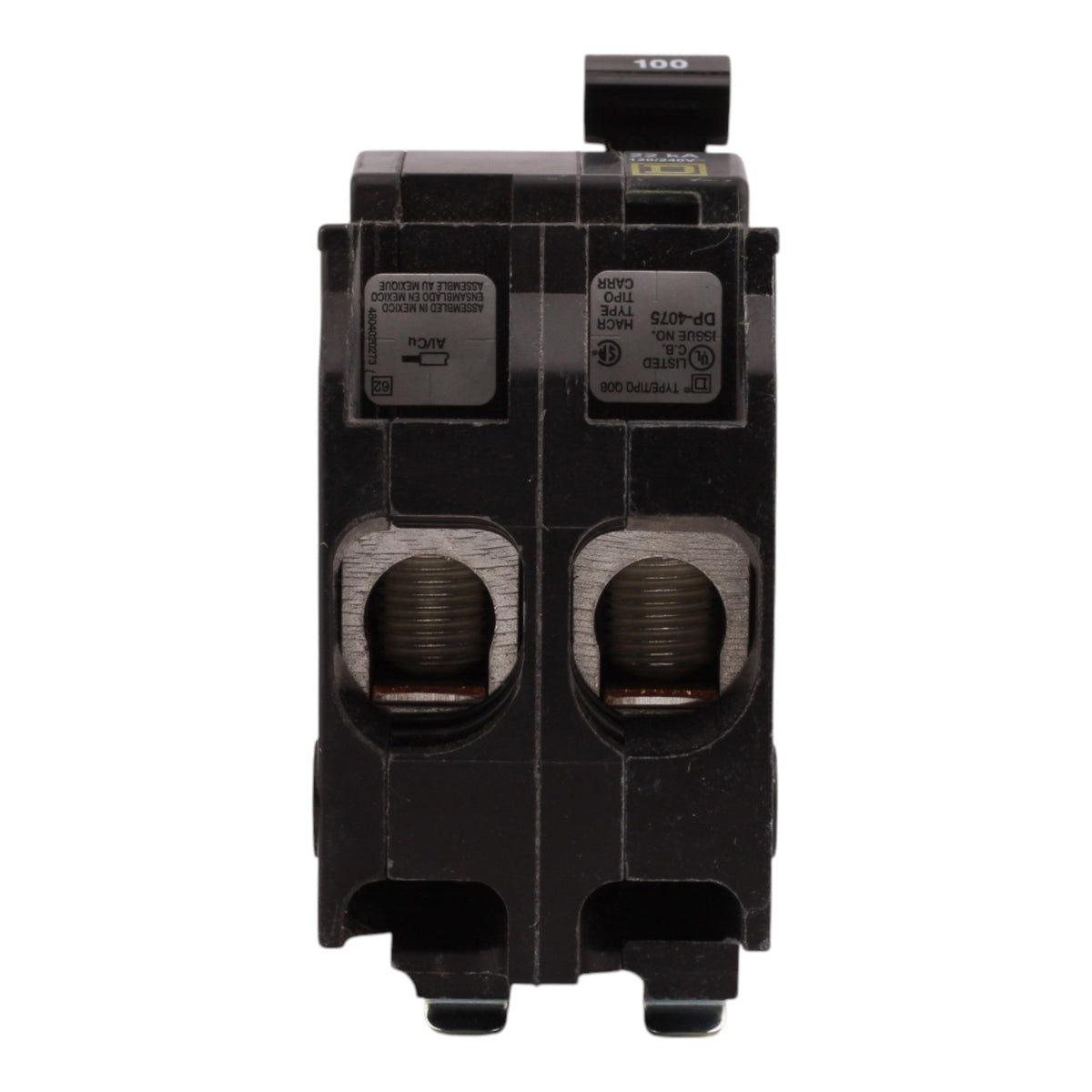 Square D QO QOB2100VH 100A 2P 120/240V Circuit Breaker - Image 7