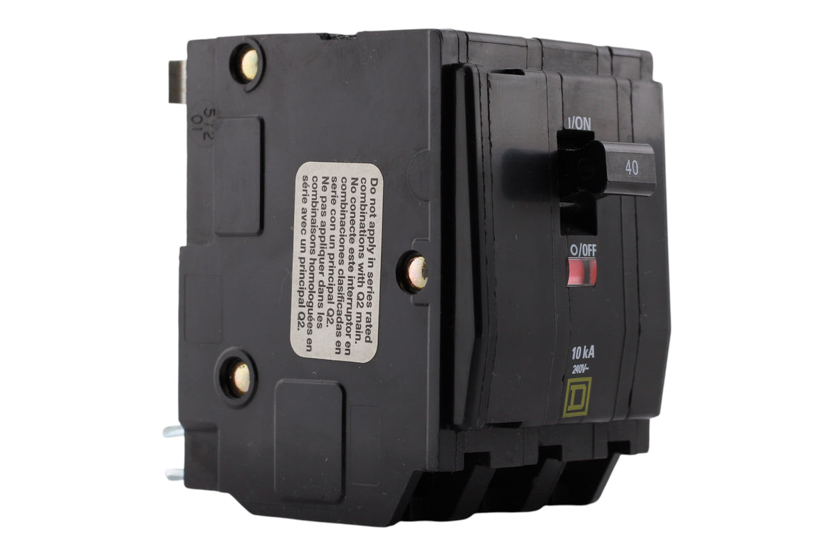 Square D QO QO340 40A, 3P, 120/240V, Thermal Magnetic, Circuit Breaker - Image 8