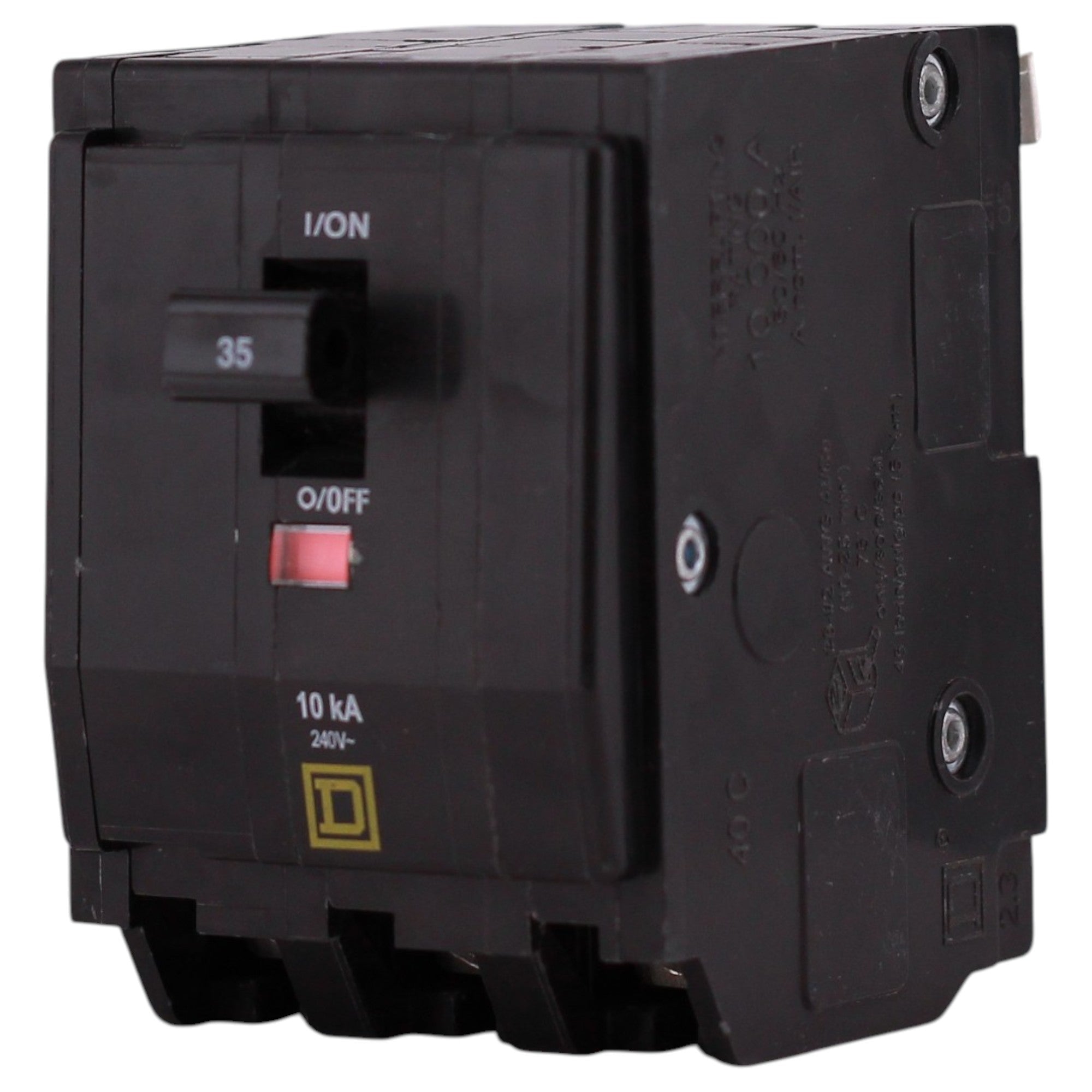 Square D QO, QO335, 35A, 3P, 120/240V, Thermal Magnetic, Plug-In, Circuit Breaker - Image 3