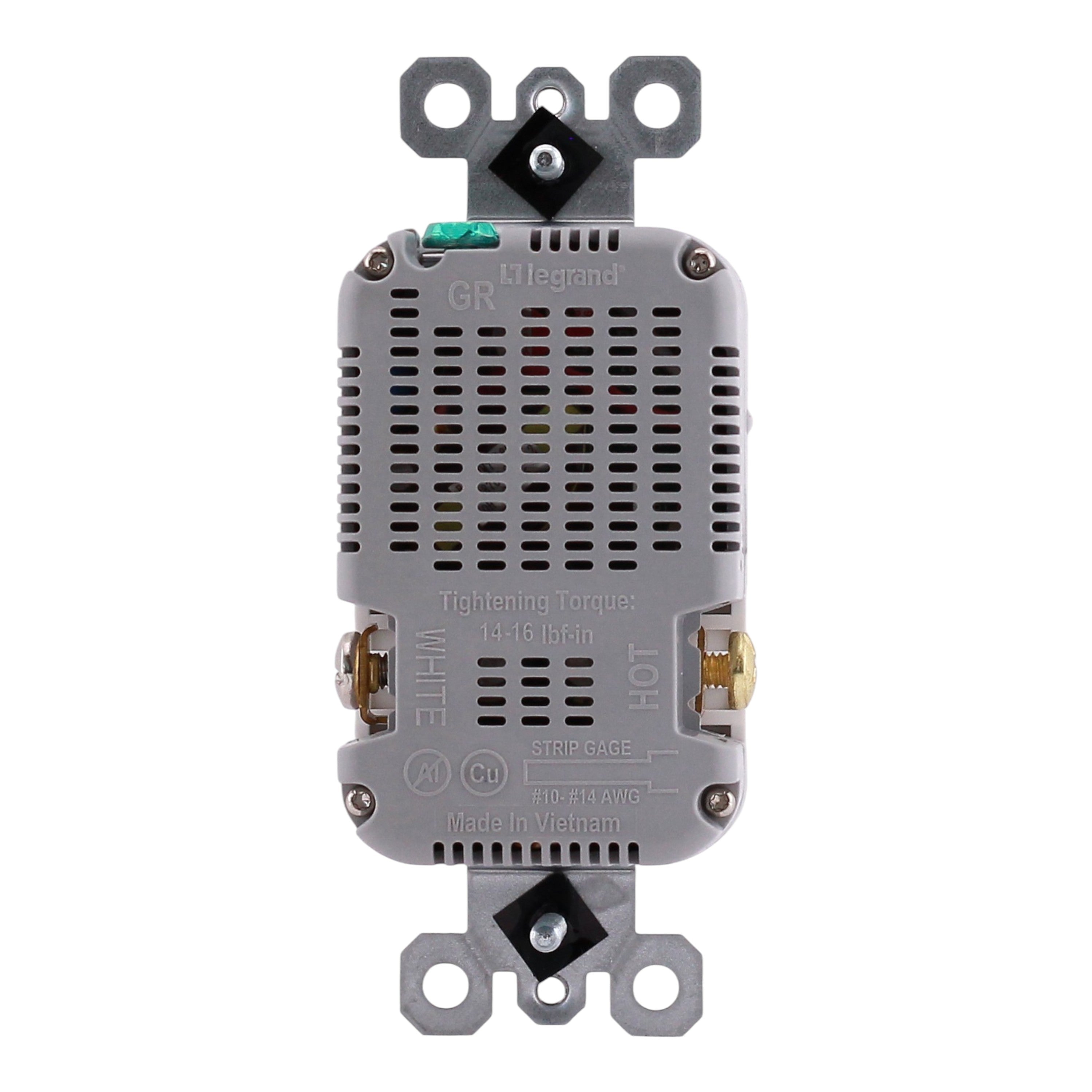 Pass & Seymour Radiant, R26USBACW, 15A, 125V, NEMA 5-15R, USB Type-A/Type-C Combo Outlet, Tamper-Resistant, White - Image 7