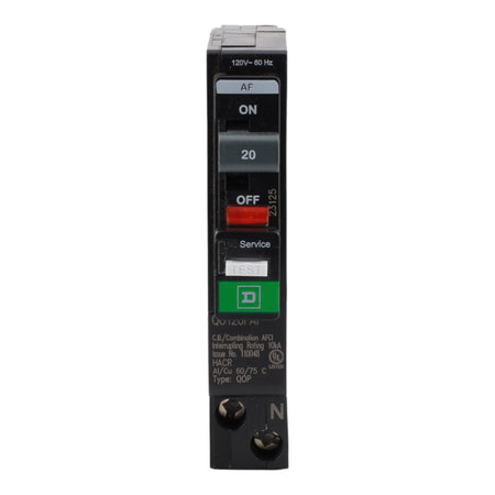 Square D QO QO120PAF 20A 1P 120V AFCI Circuit Breaker - Image 3