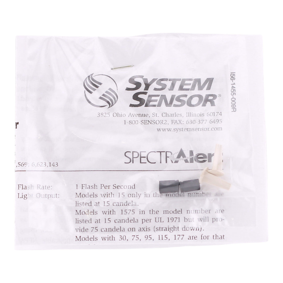 System Sensor SpectrAlert, SP2C2430, 24V, 30cd, Ceiling Mount, Speaker/Strobe, White - Image 8