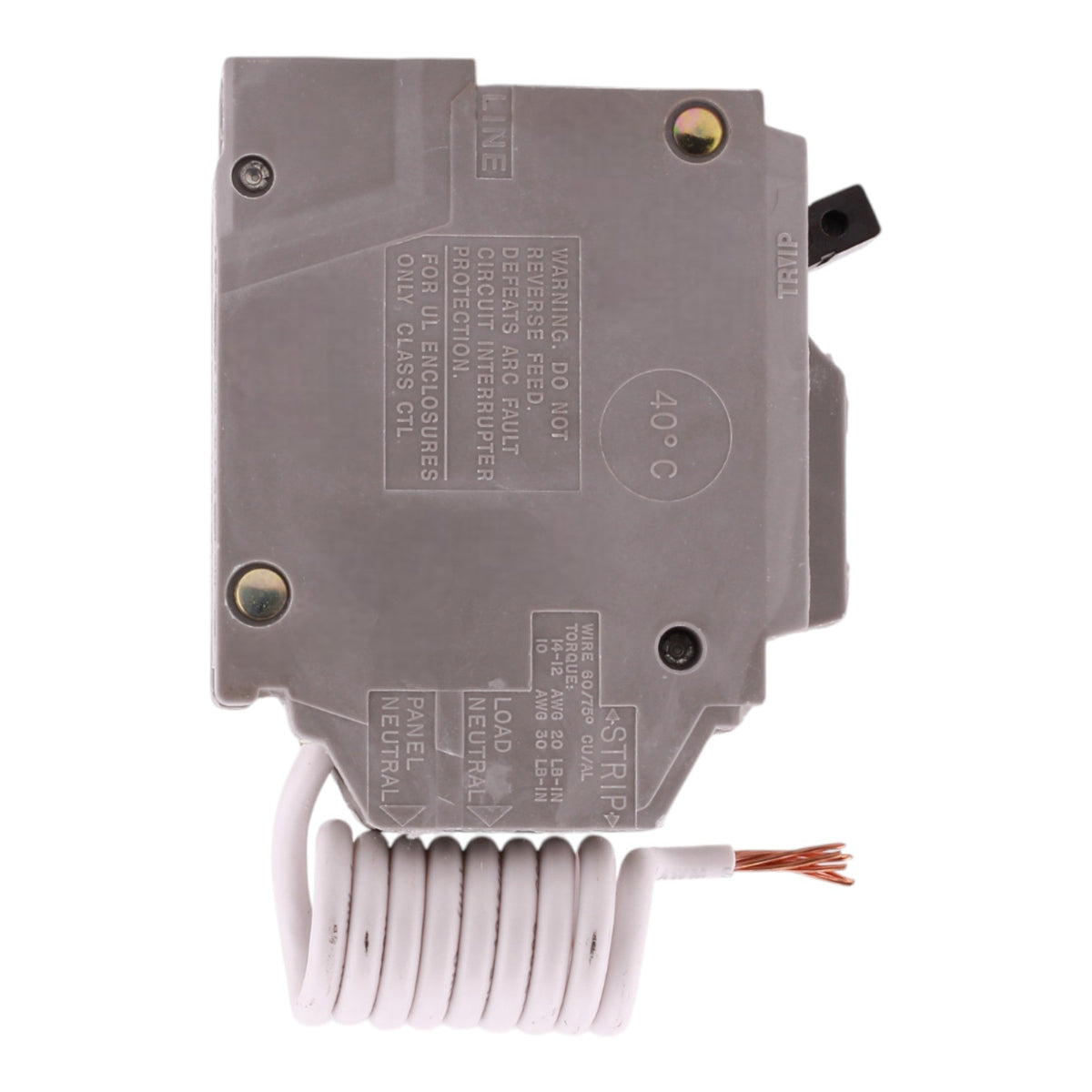 GE Q-Line THQL1115AF 15A 1P 120V AFCI Pigtail Neutral Circuit Breaker - Image 5
