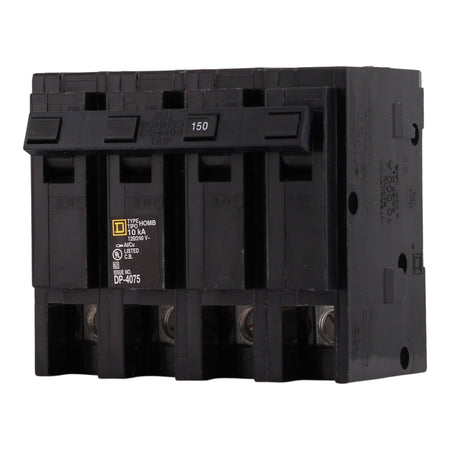 Square D Homeline, HOM2150, 150A, 4P, 120/240V, Standard, Plug-In, Circuit Breaker - Image 2