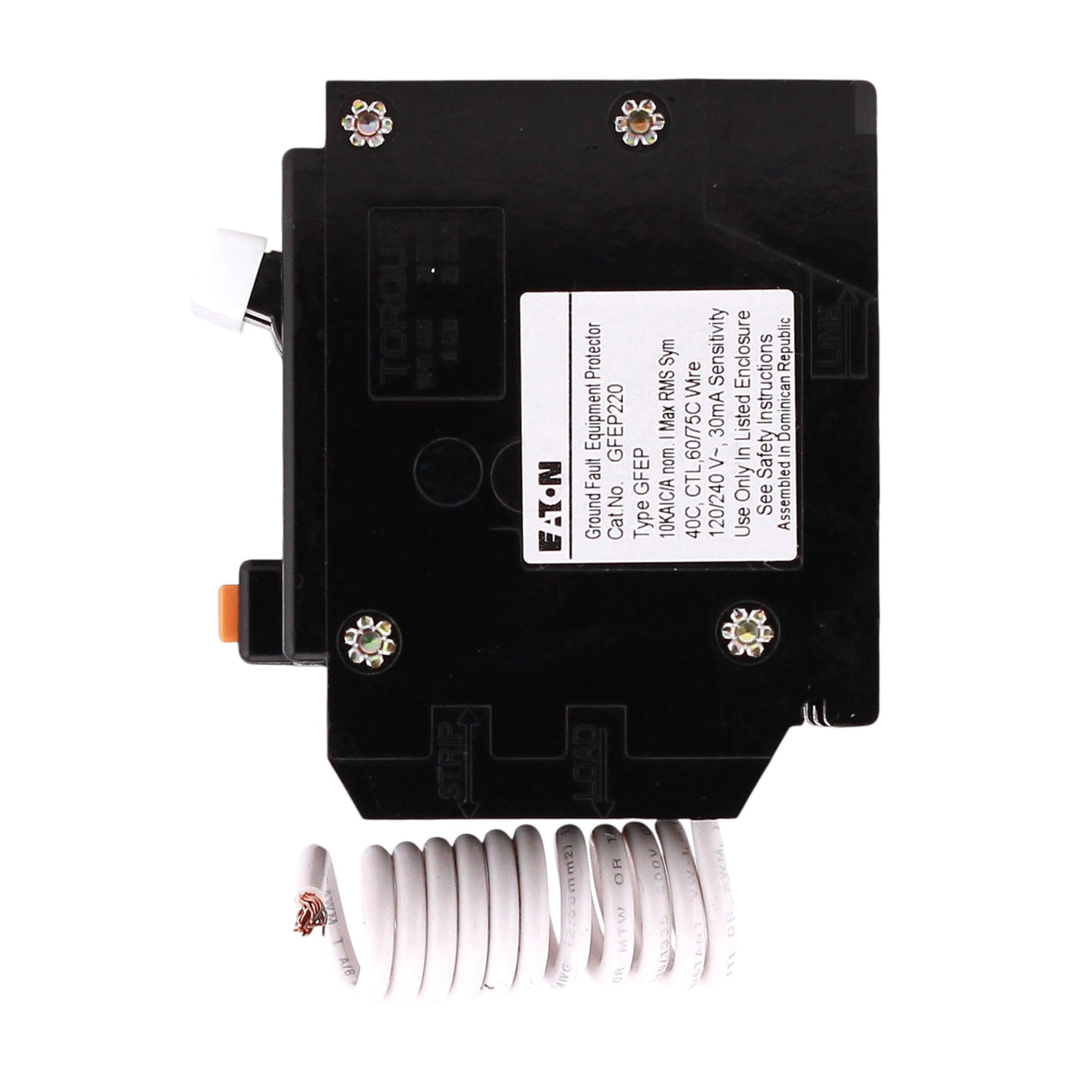 Eaton GFEP, GFEP220, 20A, 2P, 120/240V, GFCI, Pigtail Neutral, Circuit Breaker - Image 7
