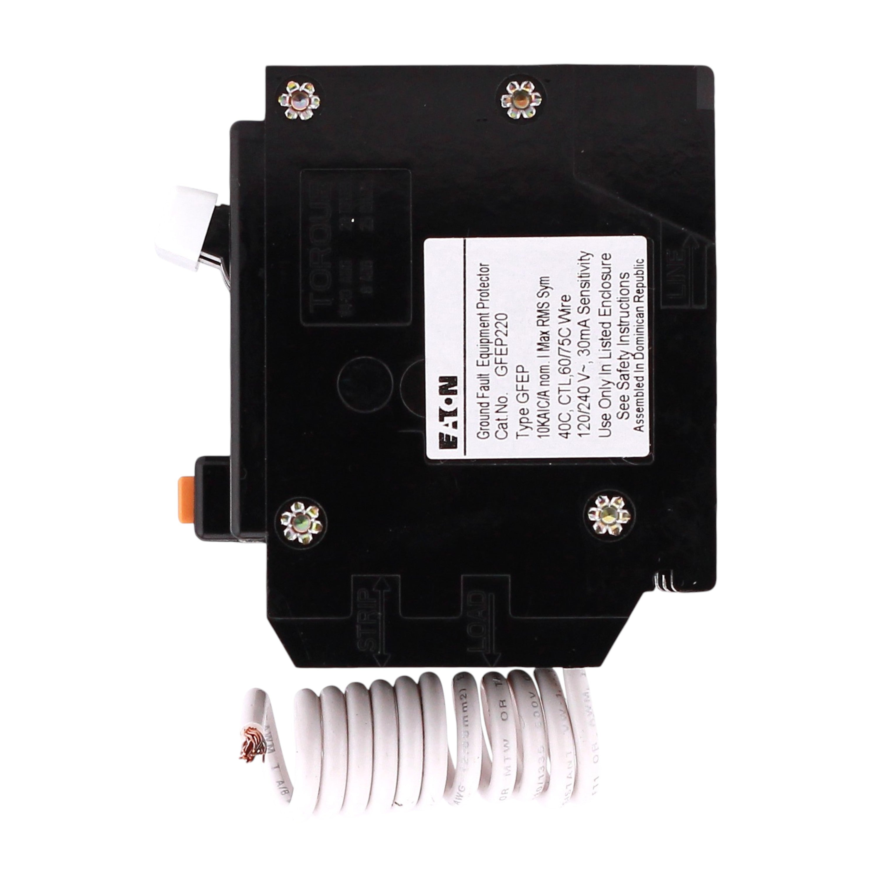 Eaton GFEP, GFEP220, 20A, 2P, 120/240V, GFCI, Pigtail Neutral, Circuit Breaker - Image 7