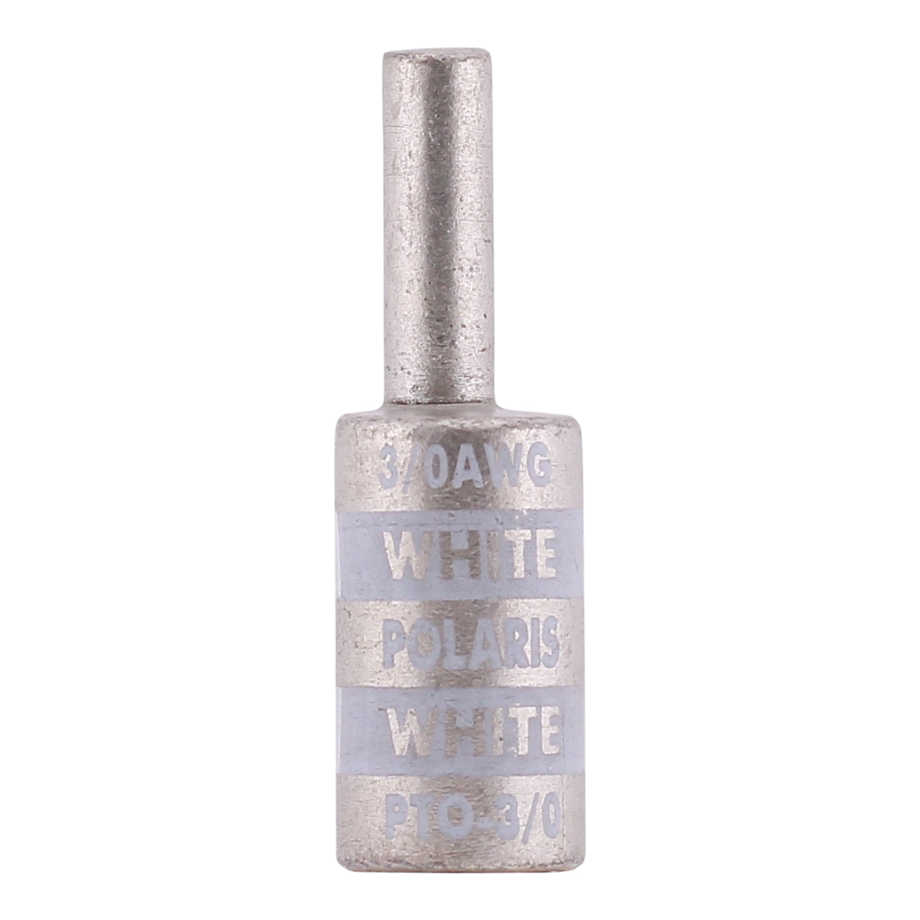 NSI Polaris, PTO-3/0, 3/0 AWG, 1/0 AWG Aluminum Pin, Offset Compression Pin Terminal, White - Image 9