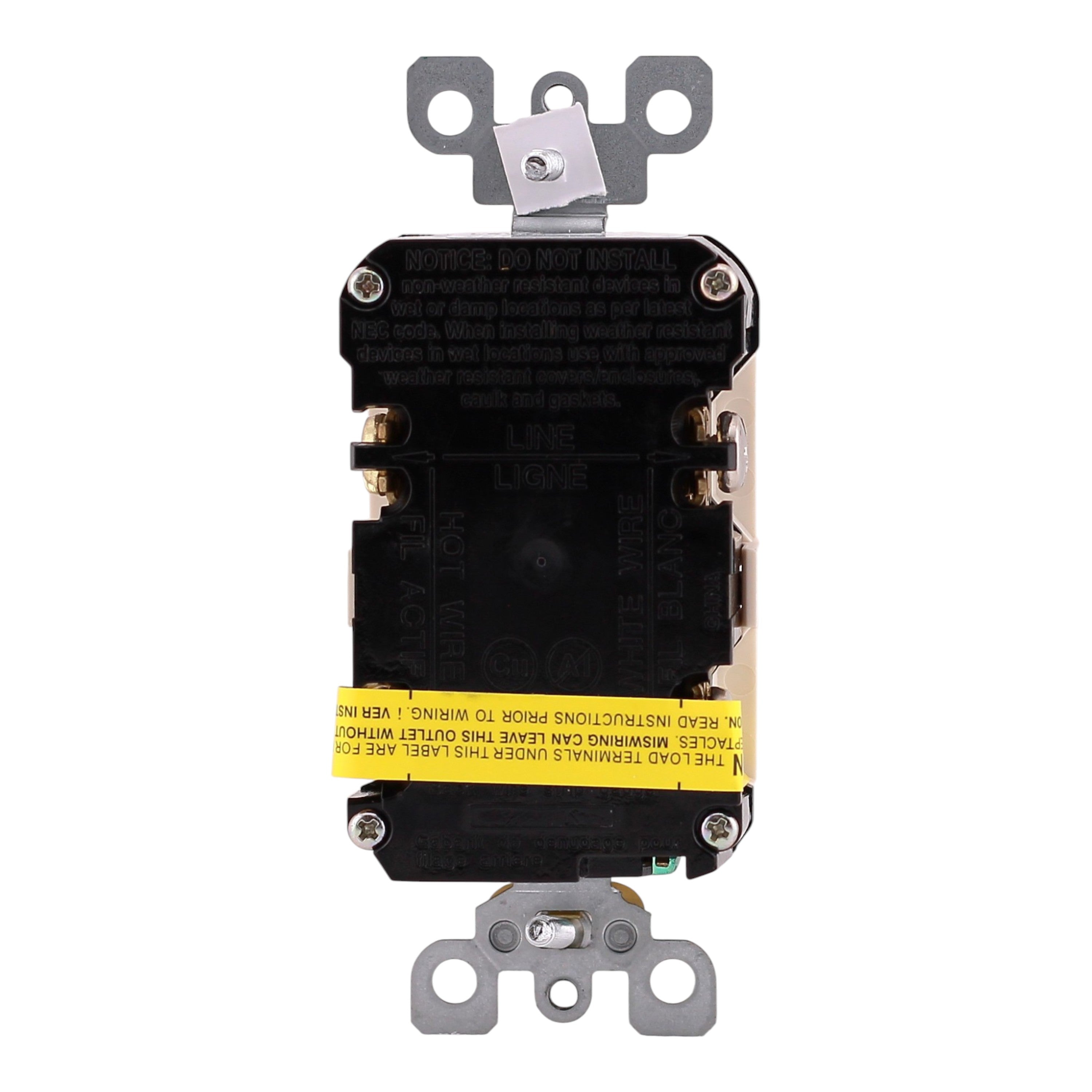 Leviton SmartlockPro, GFTR2-T, 20A, 2P, 125V, Slim GFCI, Tamper-Resistant, Outlet - Image 9